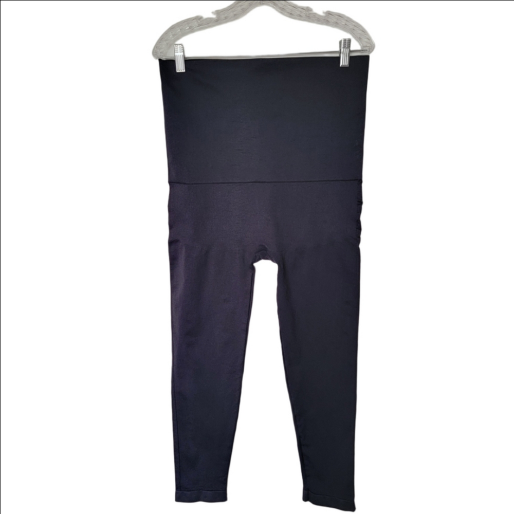 Belly Bandit Mother Tucker Midnight Black Leggings Size Large